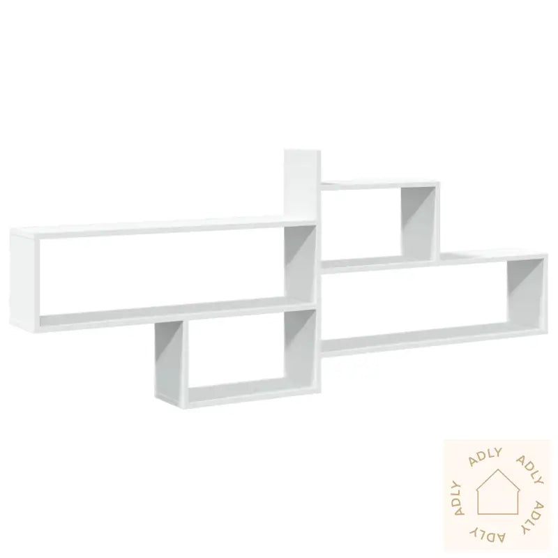 Vegghylle Hvit 167,5X18X68 Cm Konstruert Tre