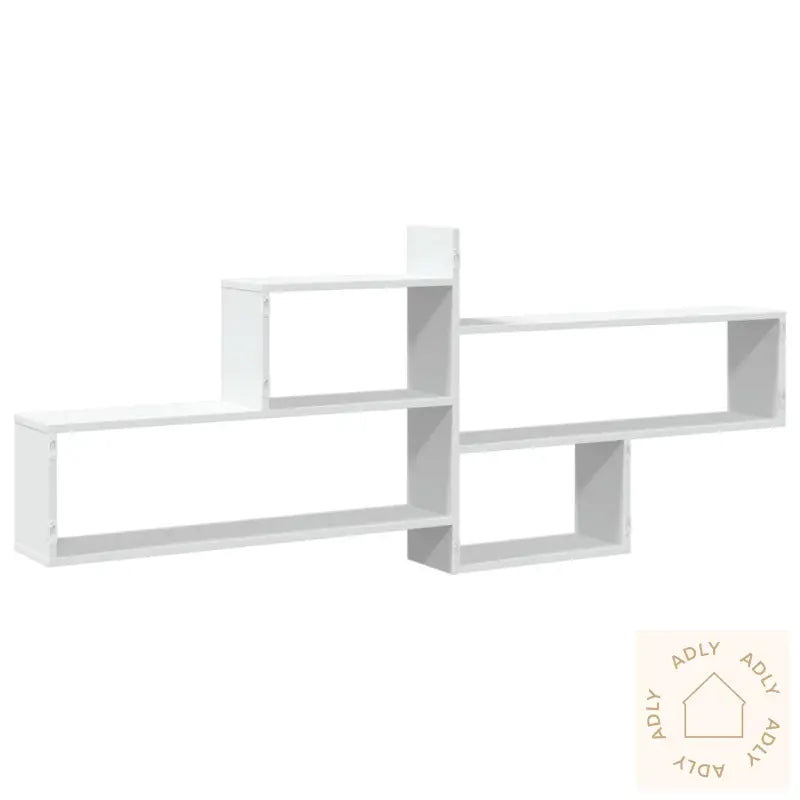 Vegghylle Hvit 167,5X18X68 Cm Konstruert Tre