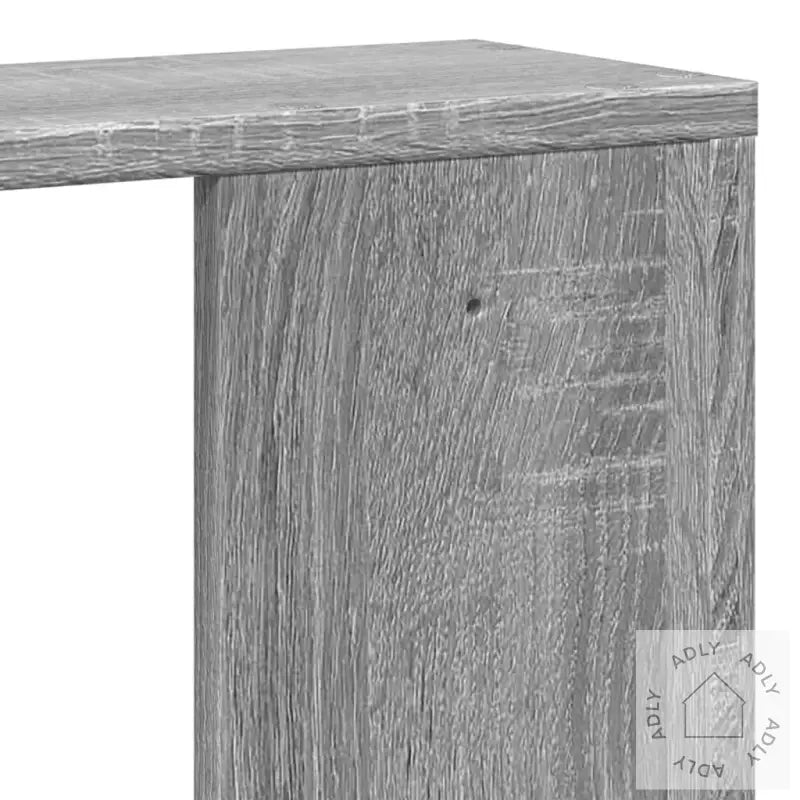 Vegghylle Grå Sonoma 100X15X70 Cm Konstruert Tre