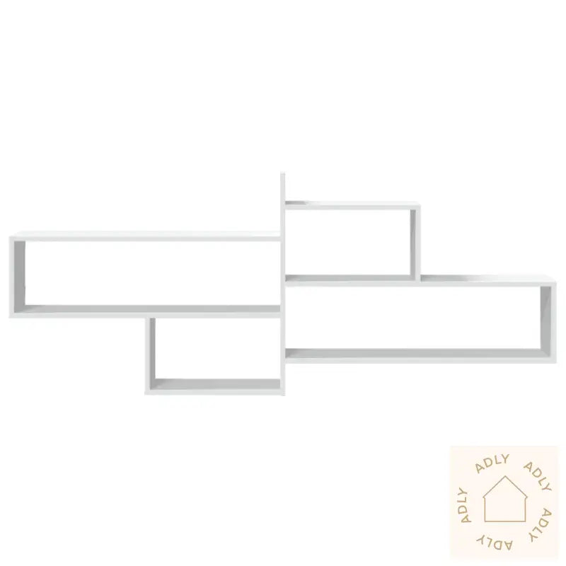 Vegghylle Hvit 167,5X18X68 Cm Konstruert Tre