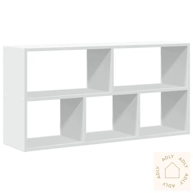 Vegghylle Hvit 100X25X50 Cm Konstruert Tre