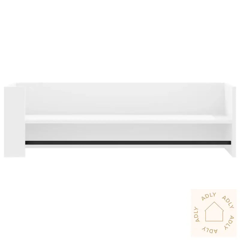 Vegghylle Hvit 100X35X30,5 Cm Konstruert Tre