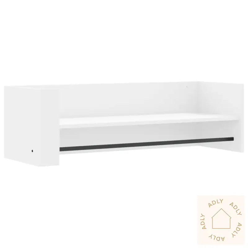 Vegghylle Hvit 100X35X30,5 Cm Konstruert Tre