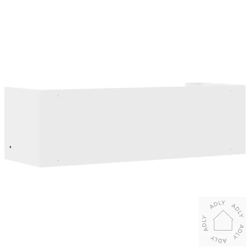 Vegghylle Hvit 100X35X30,5 Cm Konstruert Tre