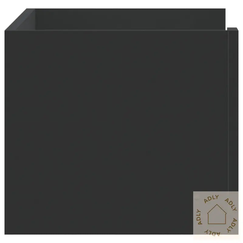 Vegghylle Svart 70,5X35X30,5 Cm Konstruert Tre