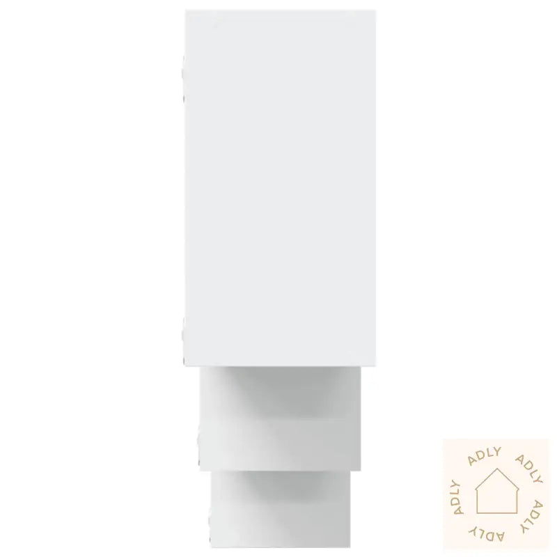 Vegghylle Hvit 159X18X66 Cm Konstruert Tre