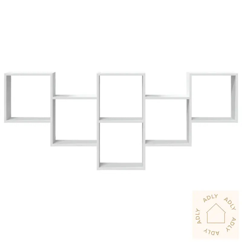 Vegghylle Hvit 159X18X66 Cm Konstruert Tre