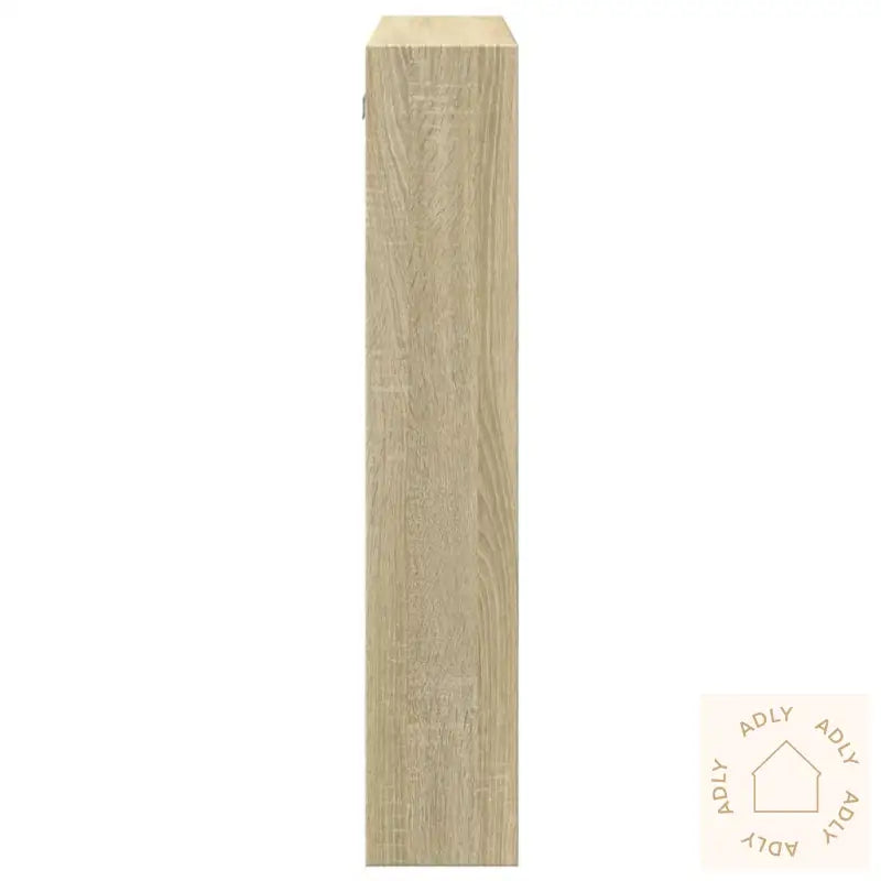 Veggskap Sonoma Eik 80X15X80 Cm Konstruert Tre