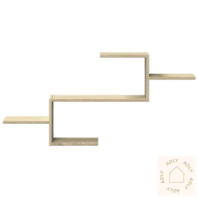 Vegghylle Sonoma Eik 104X15X49 Cm Konstruert Tre
