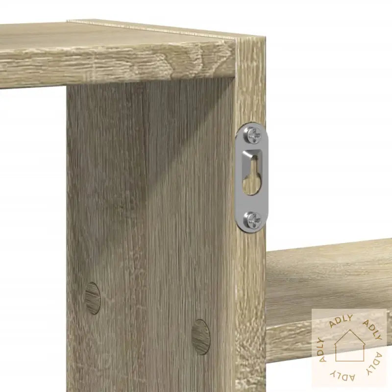 Vegghylle Sonoma Eik 104X15X49 Cm Konstruert Tre