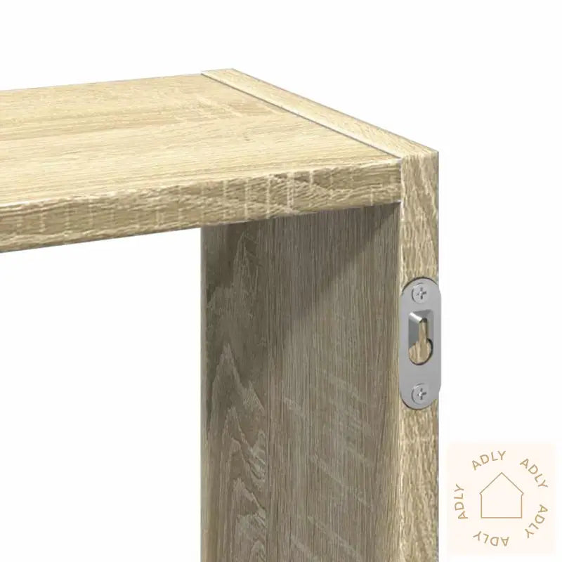 Vegghylle Sonoma Eik 159X18X66 Cm Konstruert Tre