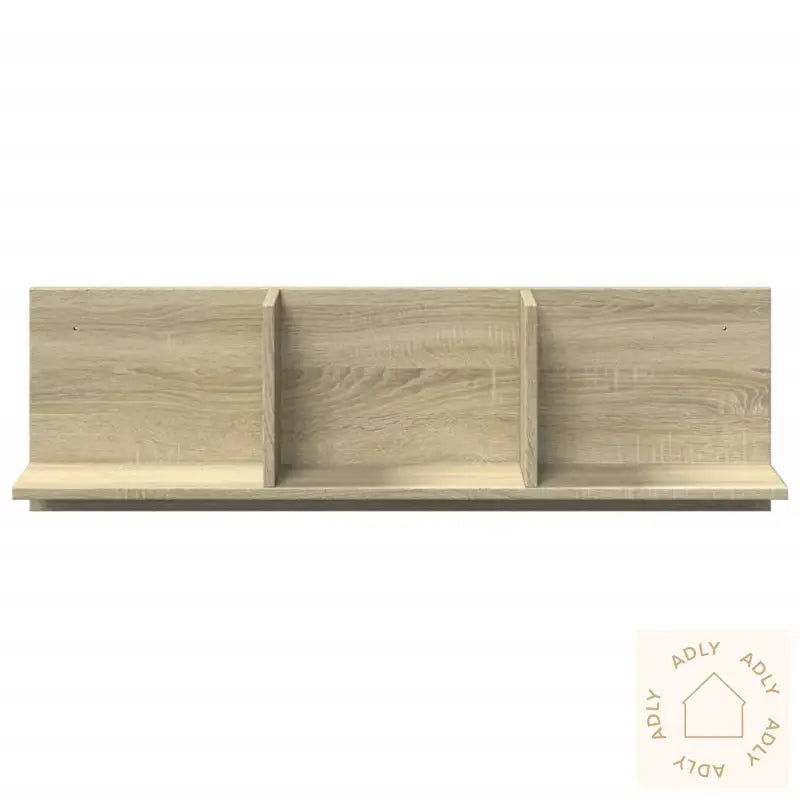 Veggskap 100X16,5X30 Cm Sonoma Eik Konstruert Tre