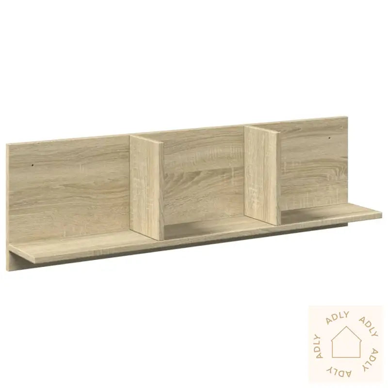 Veggskap 100X16,5X30 Cm Sonoma Eik Konstruert Tre