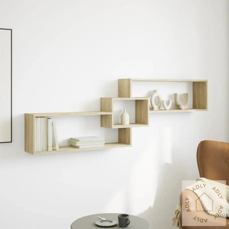 Veggskap 158X18X53 Cm Sonoma Eik Konstruert Tre