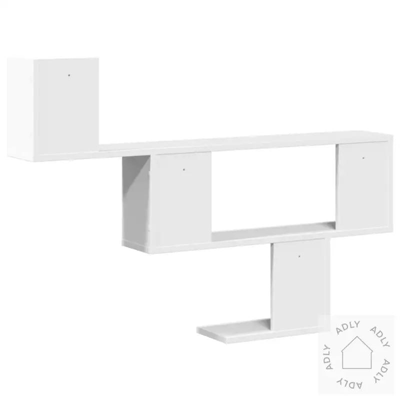 Vegghylle Hvit 100X15X70 Cm Konstruert Tre