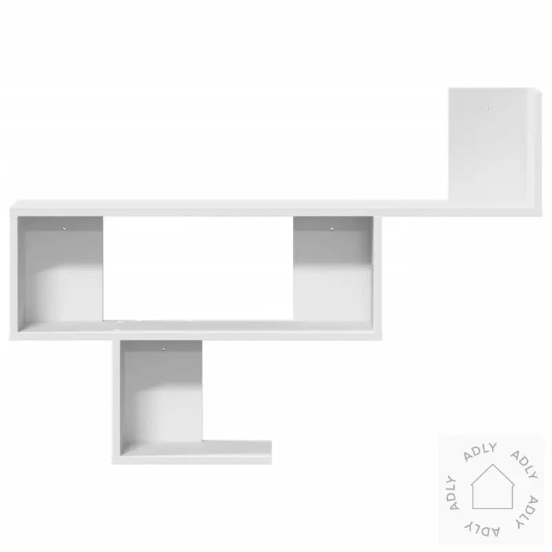 Vegghylle Hvit 100X15X70 Cm Konstruert Tre
