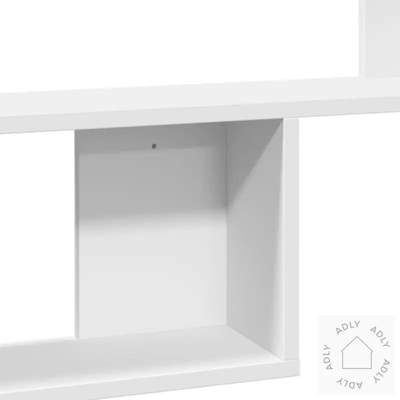 Vegghylle Hvit 100X15X70 Cm Konstruert Tre