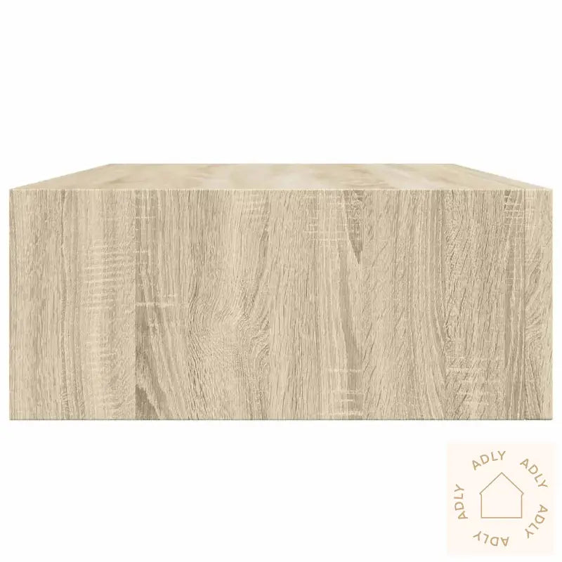 Veggmontert Skuffehylle Eik 40X23,5X10 Cm Mdf