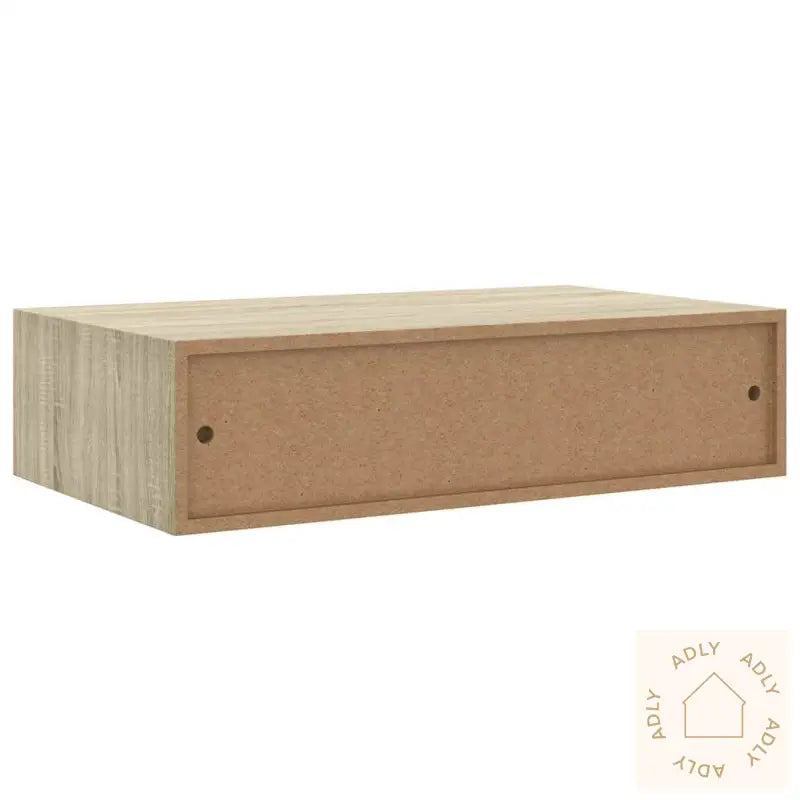 Veggmontert Skuffehylle Eik 40X23,5X10 Cm Mdf