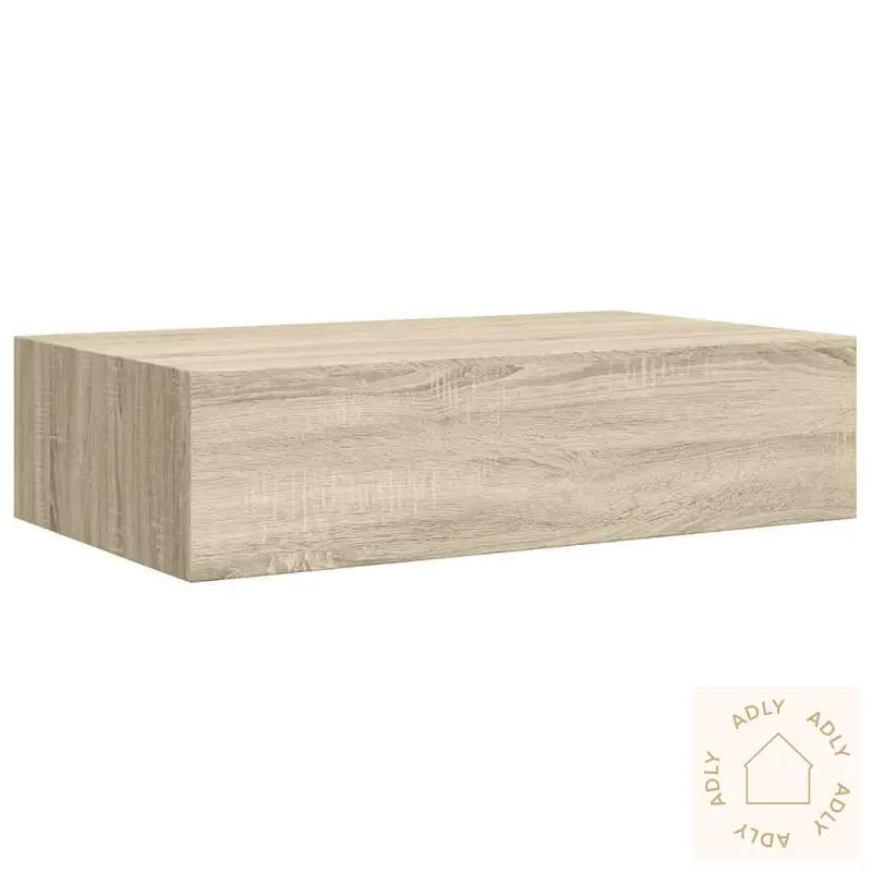 Veggmontert Skuffehylle Eik 40X23,5X10 Cm Mdf