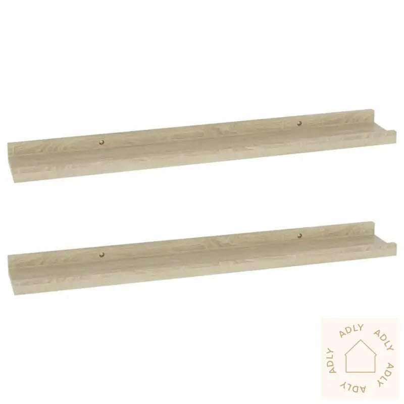 Vegghyller 2 Stk Sonoma Eik 60X9X3 Cm