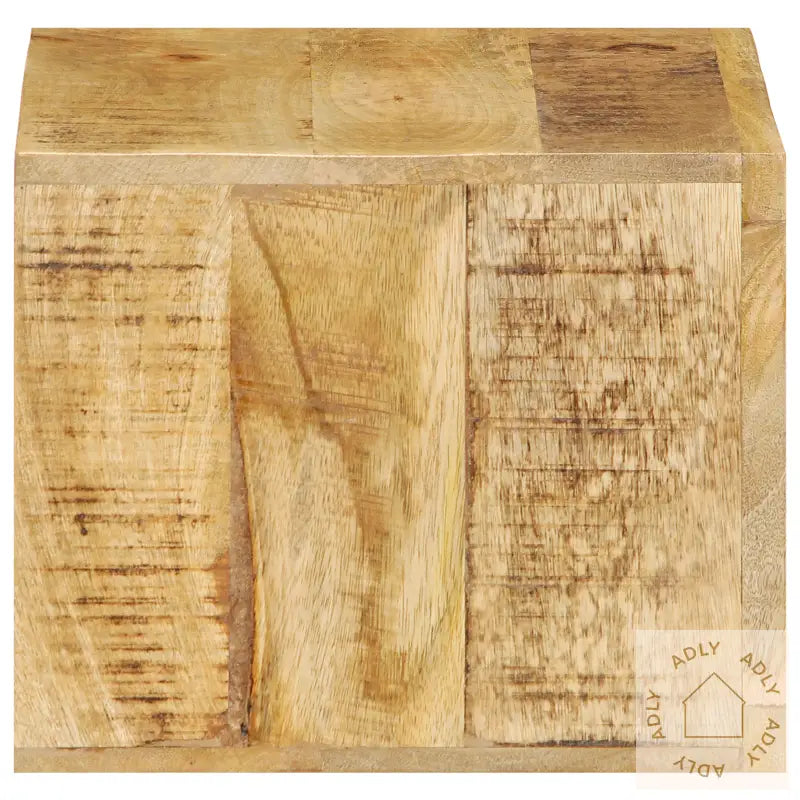 Veggmontert Nattbord 40X30X25 Cm Massivt Tre Grovt Mango