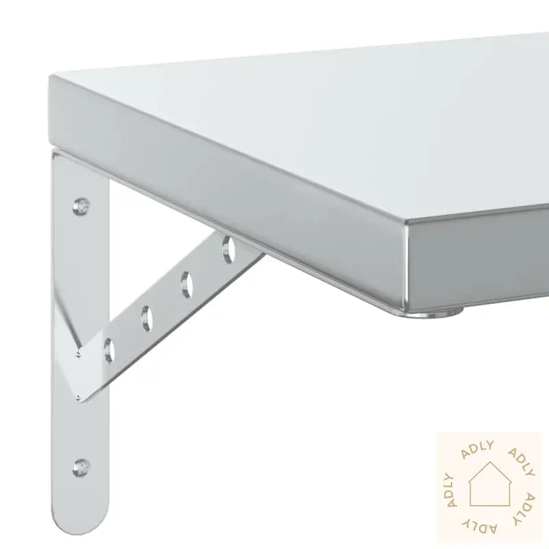 Vegghyller 2 Stk 50X30 Cm Sølv Rustfritt Stål