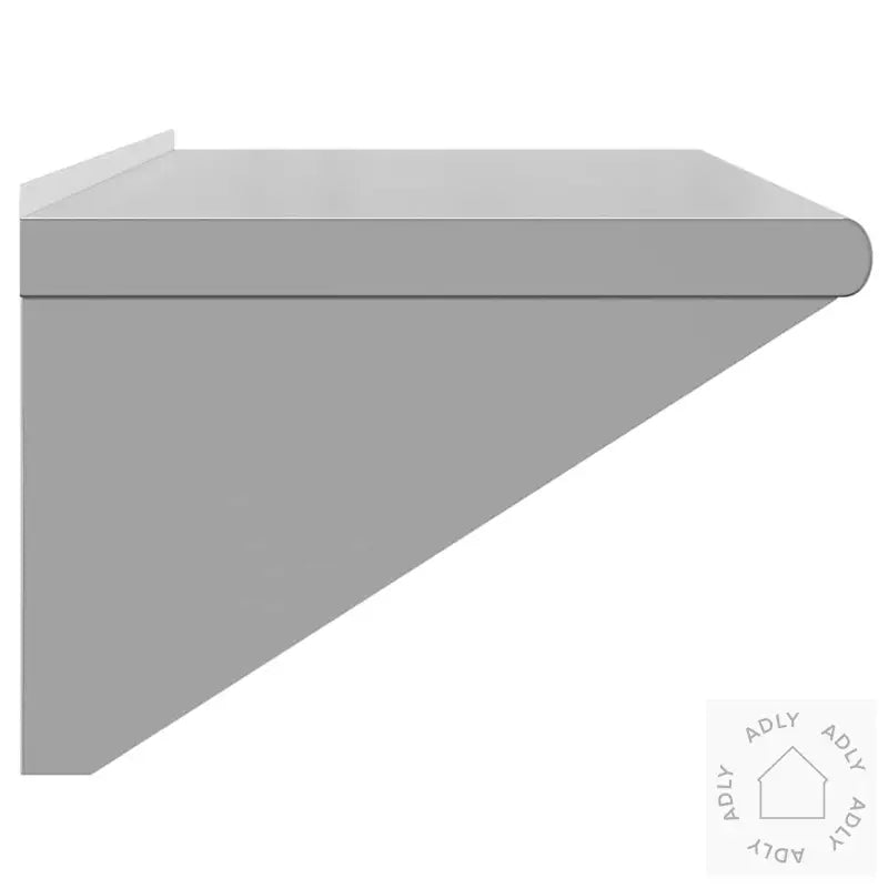 Vegghylle 100X45X31 Cm Sølv Rustfritt Stål