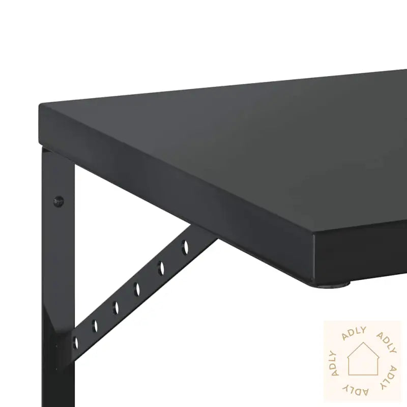 Vegghyller 2 Stk 100X40 Cm Svart Rustfritt Stål