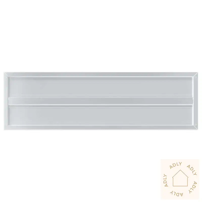 Vegghyller 2 Stk 100X30X3 Cm Sølv Rustfritt Stål