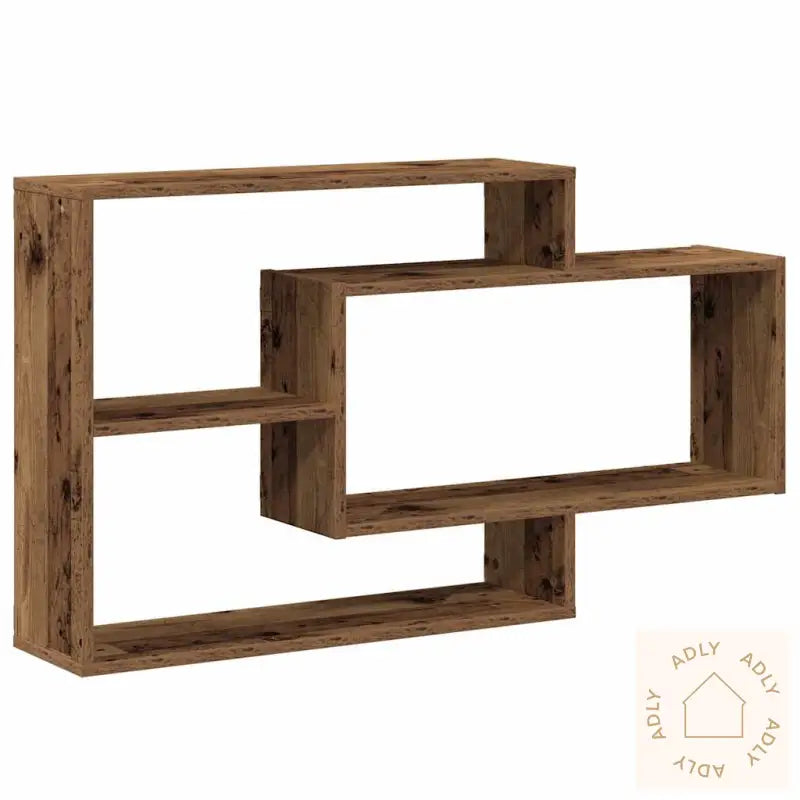 Vegghylle Gammelt Tre 104X20X58,5 Cm Konstruert Tre