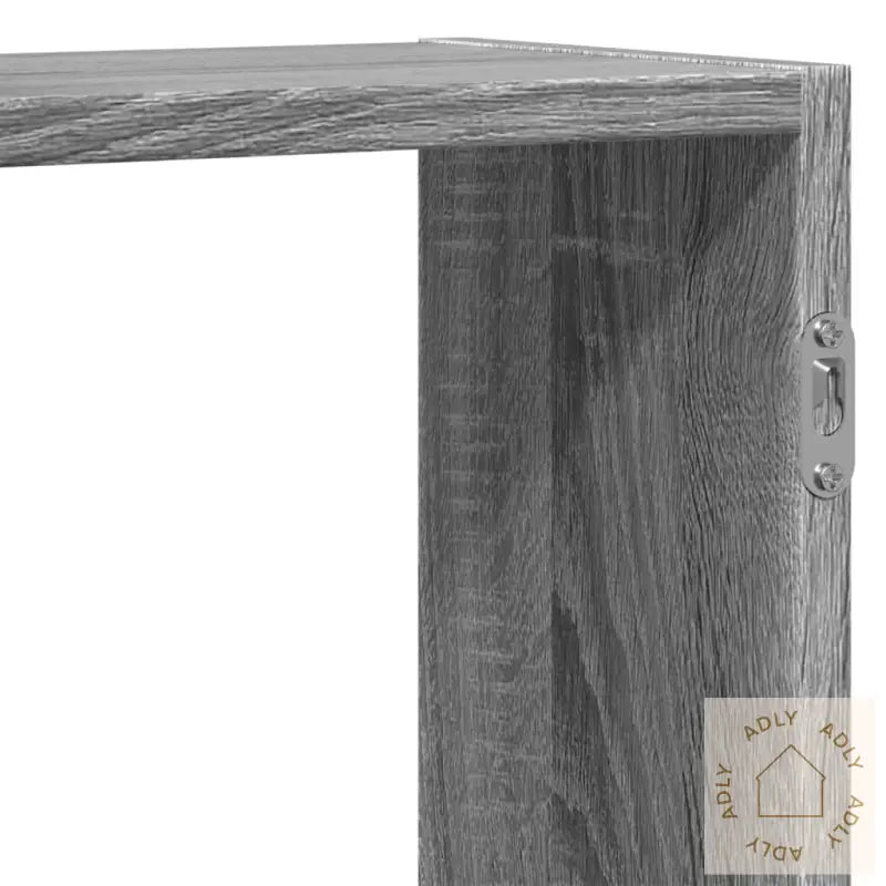 Vegghylle Grå Sonoma 159X18X65 Cm Konstruert Tre