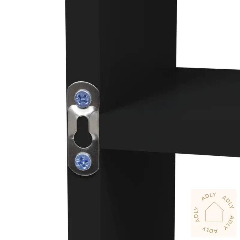 Vegghylle Med 8 Rom Svart