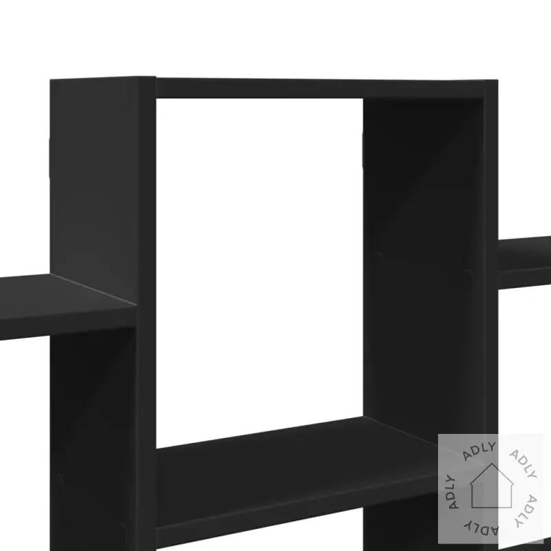 Vegghylle Svart 159X18X66 Cm Konstruert Tre