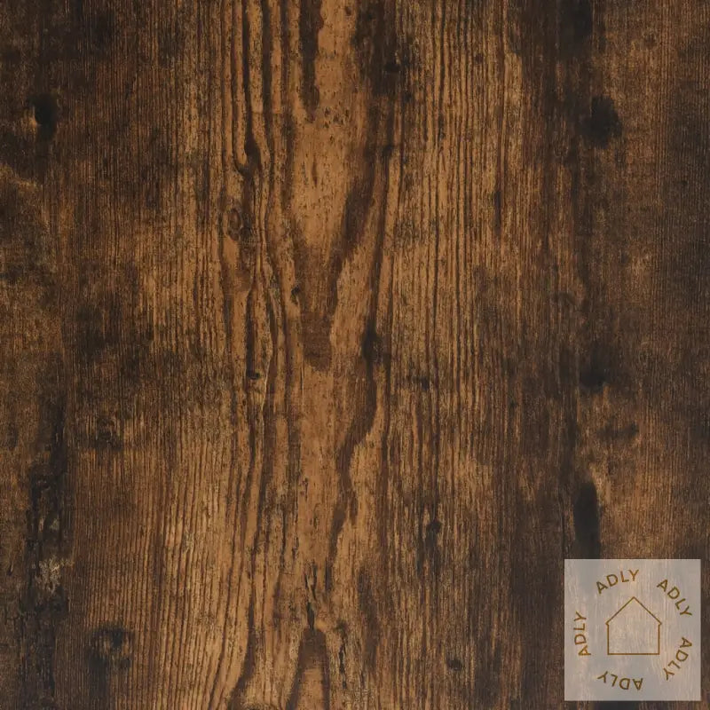 Vegghylle Røkt Eik 70,5X35X30,5 Cm Konstruert Tre