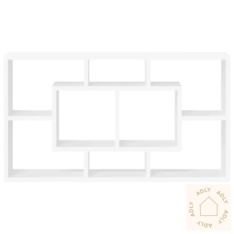 Vegghylle Med 8 Rom Høyglans Hvit