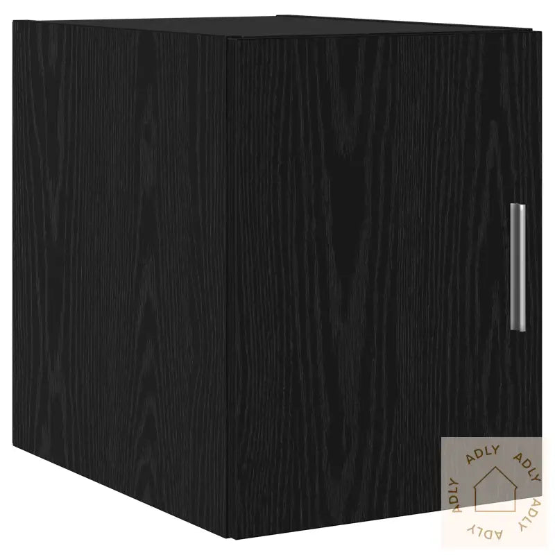 Vegghylle Svart Eik 30X42.5X40 Cm Konstruert Tre
