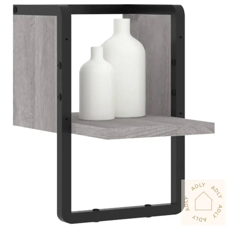 Vegghylle Med Stang Sonoma Eik 20X25X30 Cm
