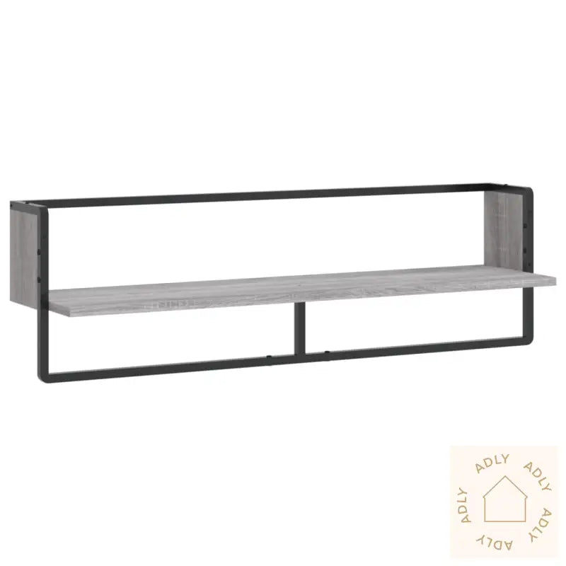 Vegghylle Med Stang Sonoma Eik 100X25X30 Cm