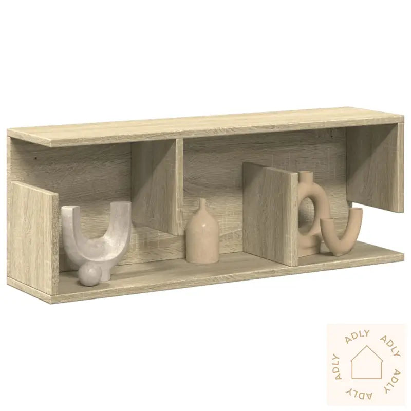 Veggskap 80X20X30 Cm Sonoma Eik Konstruert Tre