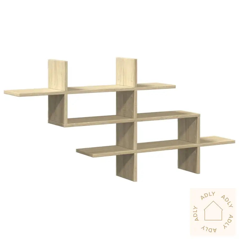 Vegghylle Sonoma Eik 124,5X18X60,5 Cm Konstruert Tre