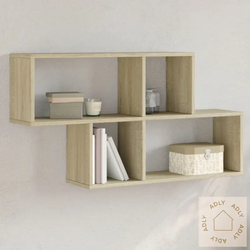 Vegghylle Sonoma Eik 100X20X53 Cm Konstruert Tre