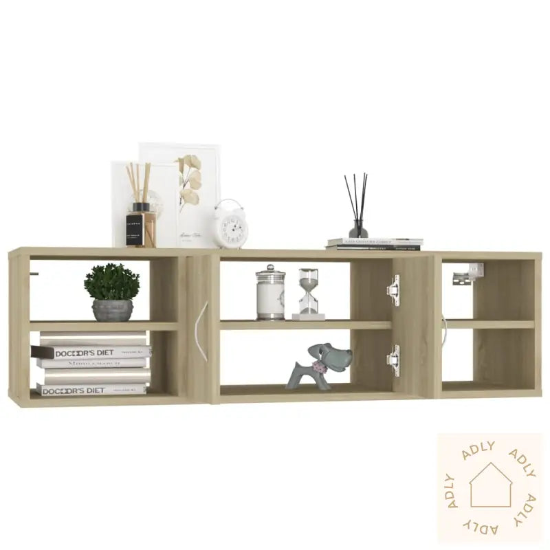 Vegghylle Sonoma Eik 102X30X29 Cm Sponplate