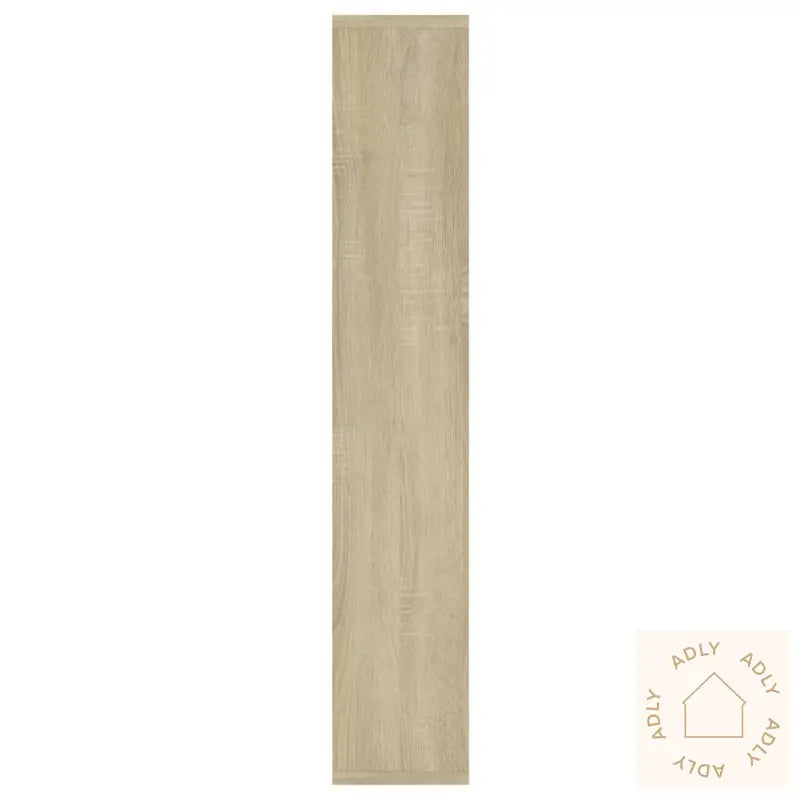 Vegghylle Sonoma Eik 36X16X90 Cm Konstruert Tre