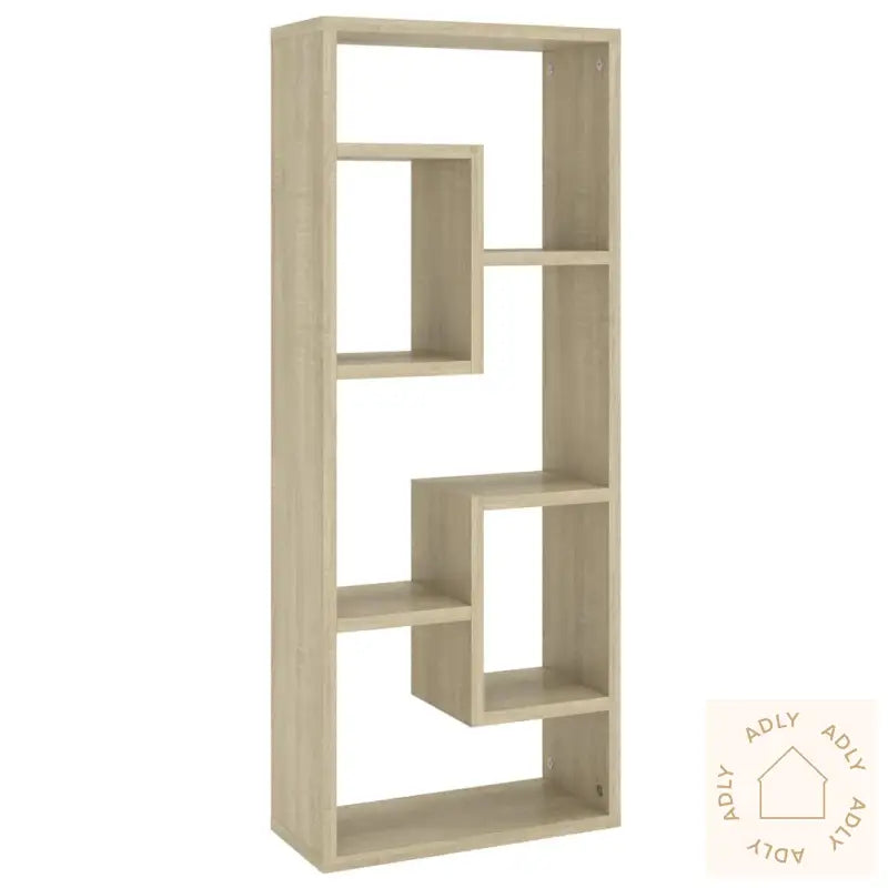 Vegghylle Sonoma Eik 36X16X90 Cm Konstruert Tre