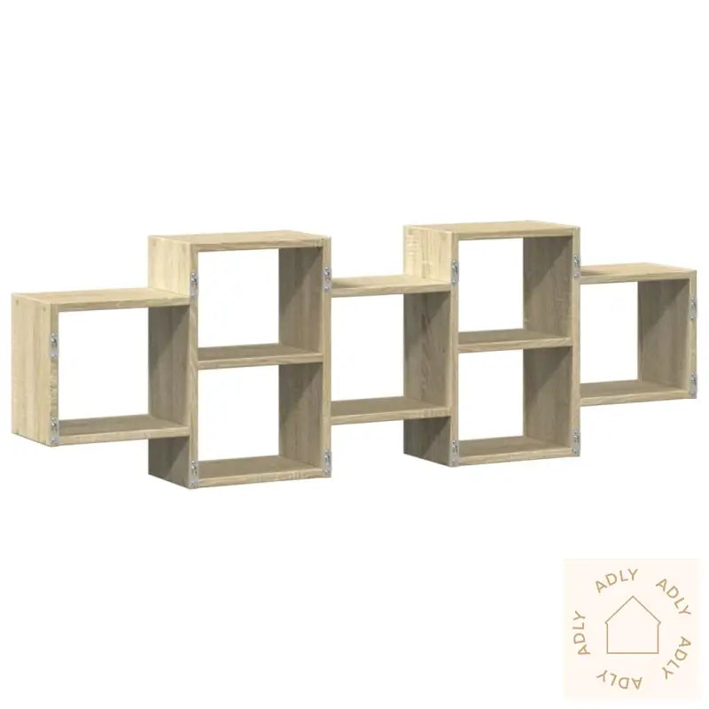 Vegghylle Sonoma Eik 129X18X42 Cm Konstruert Tre