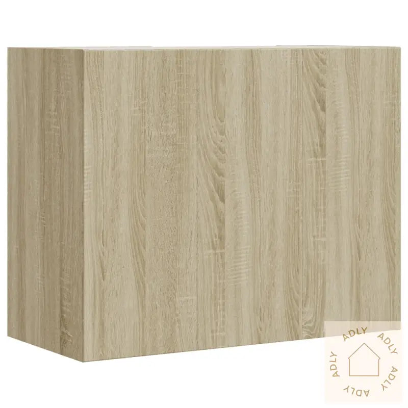Veggskap Sonoma Eik 75X35X60 Cm Konstruert Tre