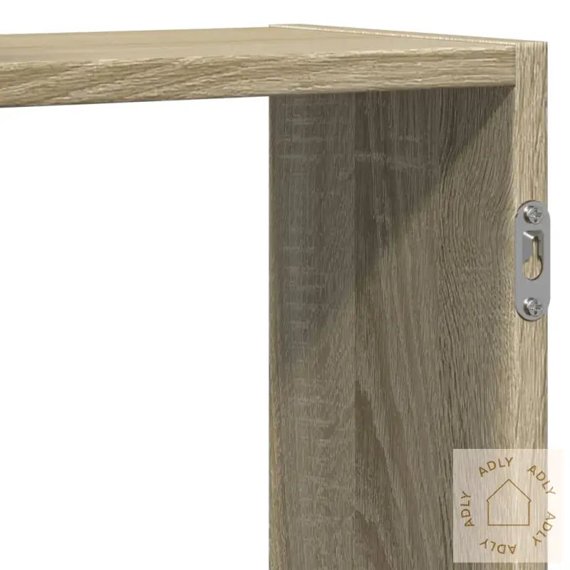 Vegghylle Sonoma Eik 129X18X42 Cm Konstruert Tre