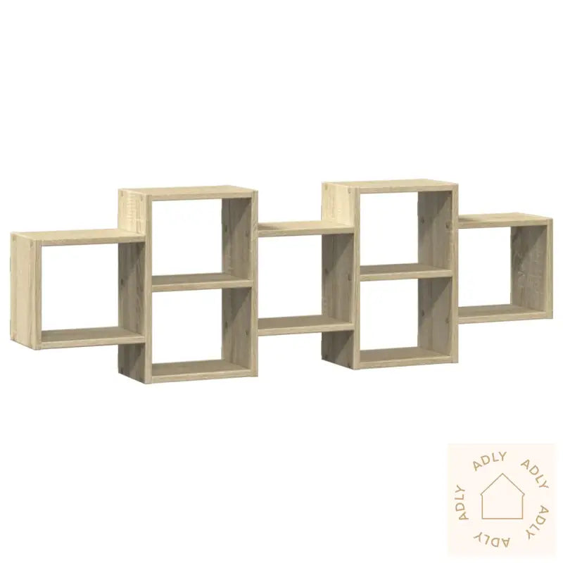 Vegghylle Sonoma Eik 129X18X42 Cm Konstruert Tre