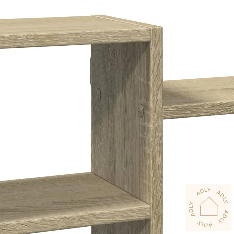 Vegghylle Sonoma Eik 129X18X42 Cm Konstruert Tre